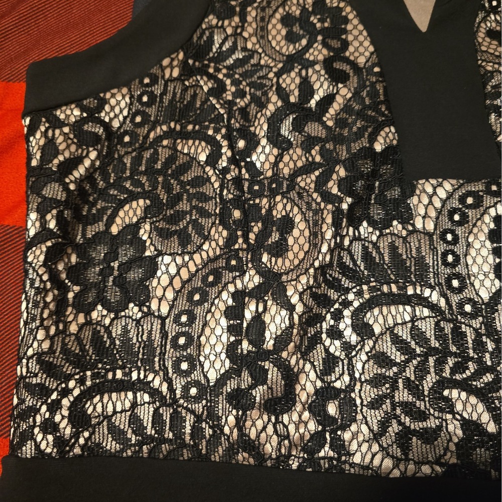 Enfocus Studio Knee Length Dress Lace Top Size 14, New‎ - Picture 2 of 7